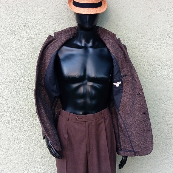 Merona Original Men's "Slim Fit" Pure Cotton Designer Blazer - Picture 14 of 16